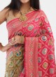 Shaded Chiffon Bandhani Saree